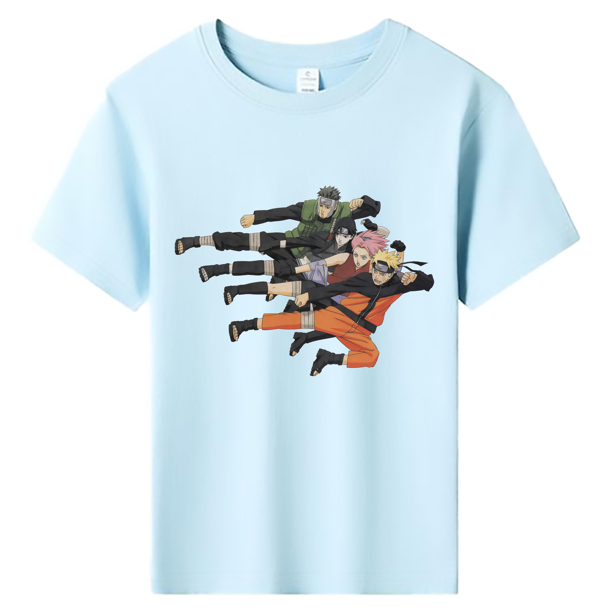 （画像用） NARUTO -ナルト- うずまき ナルト Uzumaki Naruto 綿100％キッズTシャツ（フロントプリント）